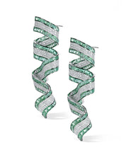 Emerald Confetti earrings