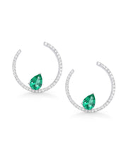 Emerald Delight Hoops | AMARIS JEWELS | Fine Jewelry