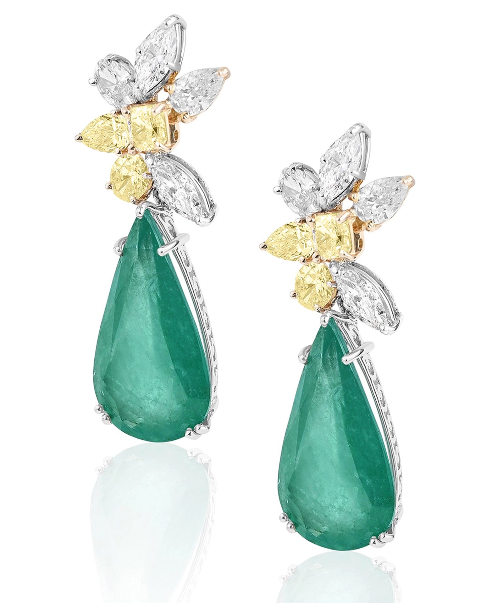 Emerald Descent Earrings | AMARIS JEWELS | Fine Jewelry 