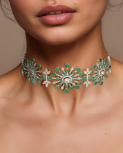 Emerald Dew Drops Choker | AMARIS JEWELS | Fine Jewelry 