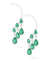Emerald Drip Earrings