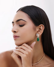 Emerald Drop Earrings | AMARIS JEWELS | Fine Jewelry 