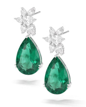 Emerald Drop Earrings | AMARIS JEWELS | Fine Jewelry
