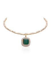 Emerald Drop Torque | AMARIS JEWELS | Fine Jewelry 