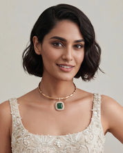 Emerald Drop Torque | AMARIS JEWELS | Fine Jewelry 