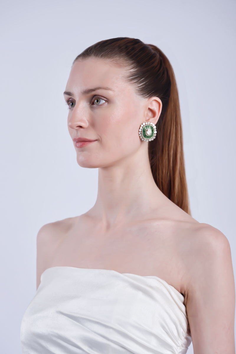Emerald Duet Earrings | AMARIS JEWELS | Fine Jewelry 