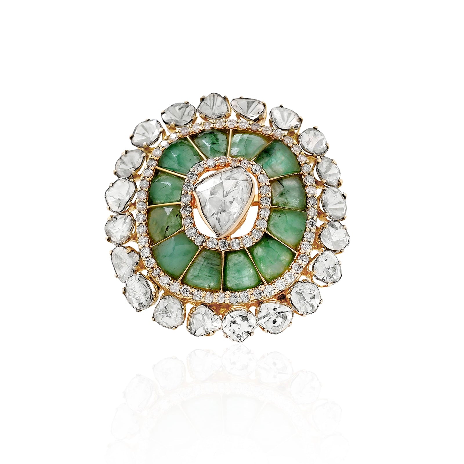 Emerald Duet Ring | AMARIS JEWELS | Fine Jewelry 