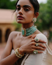 Emerald Duet Ring | AMARIS JEWELS | Fine Jewelry 