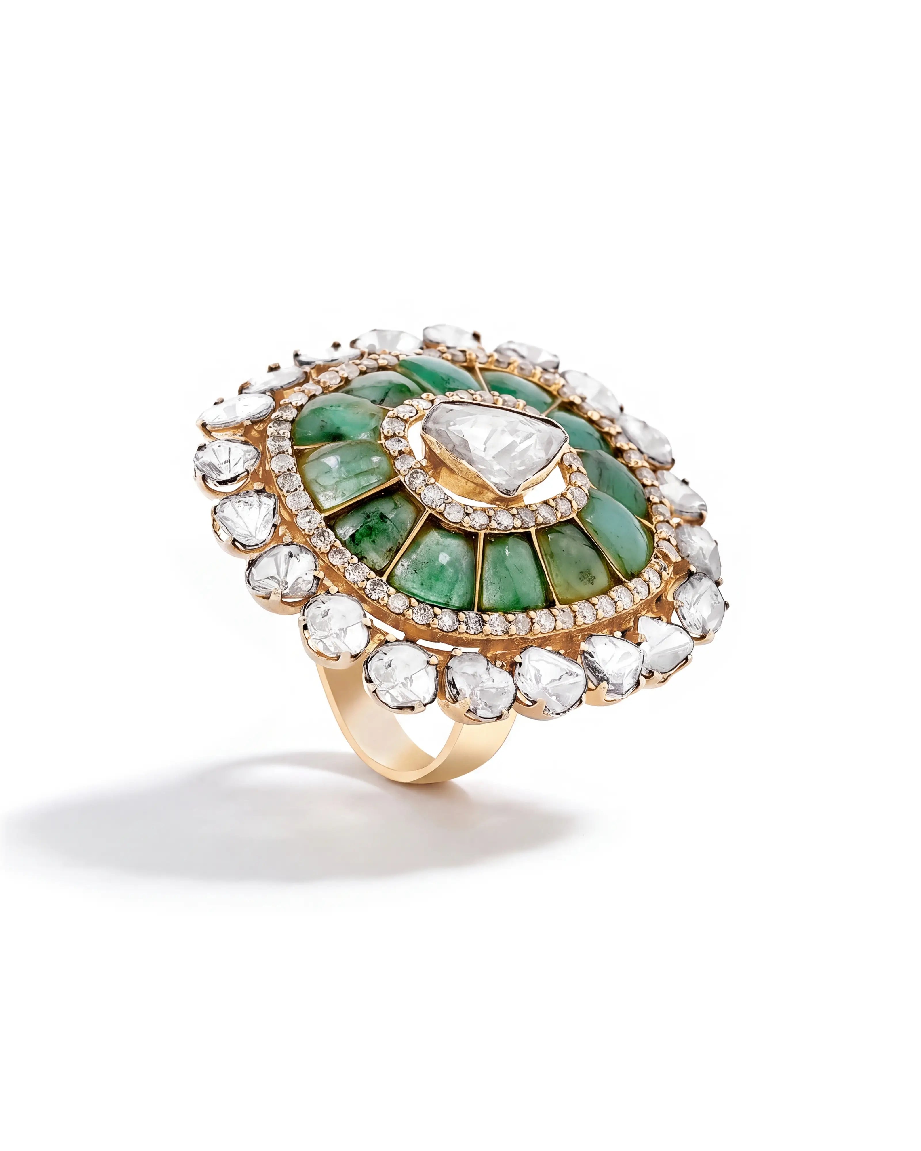 Emerald Duet Ring | AMARIS JEWELS | Fine Jewelry