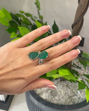 Emerald Duo Ring | AMARIS JEWELS | Fine Jewelry 