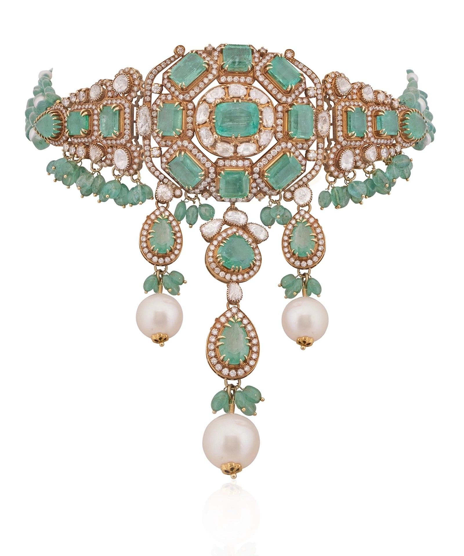 Emerald Durbar Choker | AMARIS JEWELS | Fine Jewelry 
