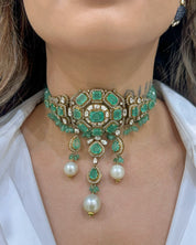 Emerald Durbar Choker | AMARIS JEWELS | Fine Jewelry 