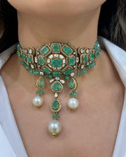 Emerald Durbar Choker | AMARIS JEWELS | Fine Jewelry 