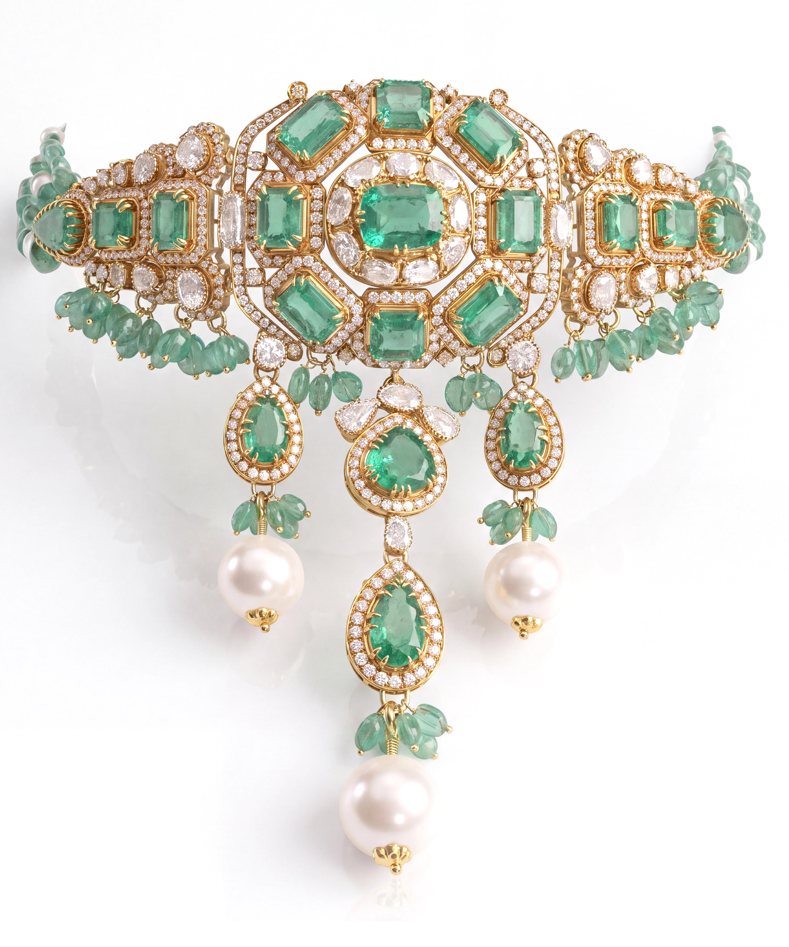 Emerald Durbar Choker | AMARIS JEWELS | Fine Jewelry