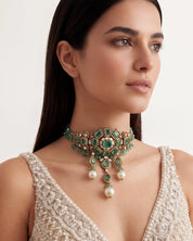 Emerald Durbar Choker | AMARIS JEWELS | Fine Jewelry