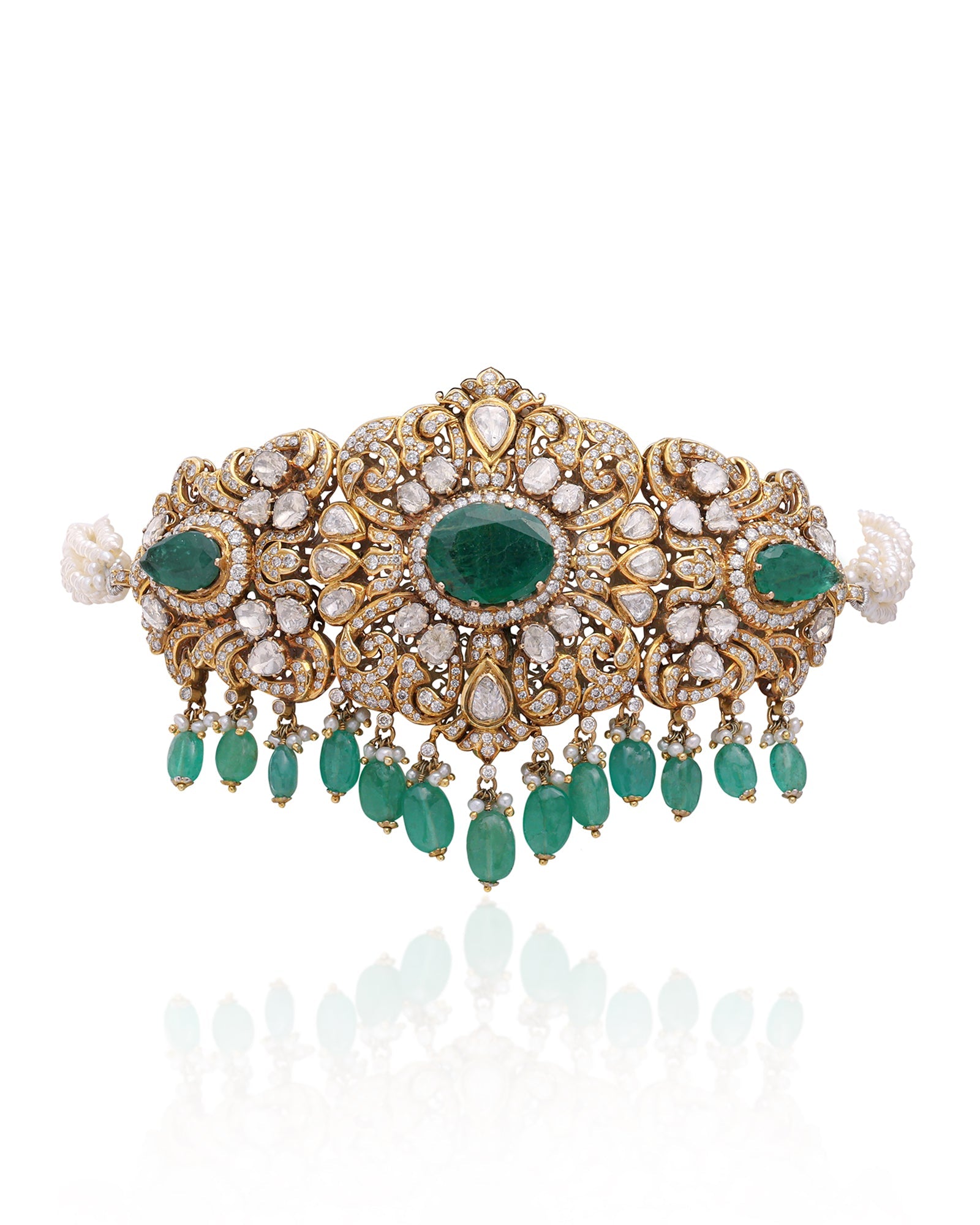 Emerald Dusk Necklace | AMARIS JEWELS | Fine Jewelry 