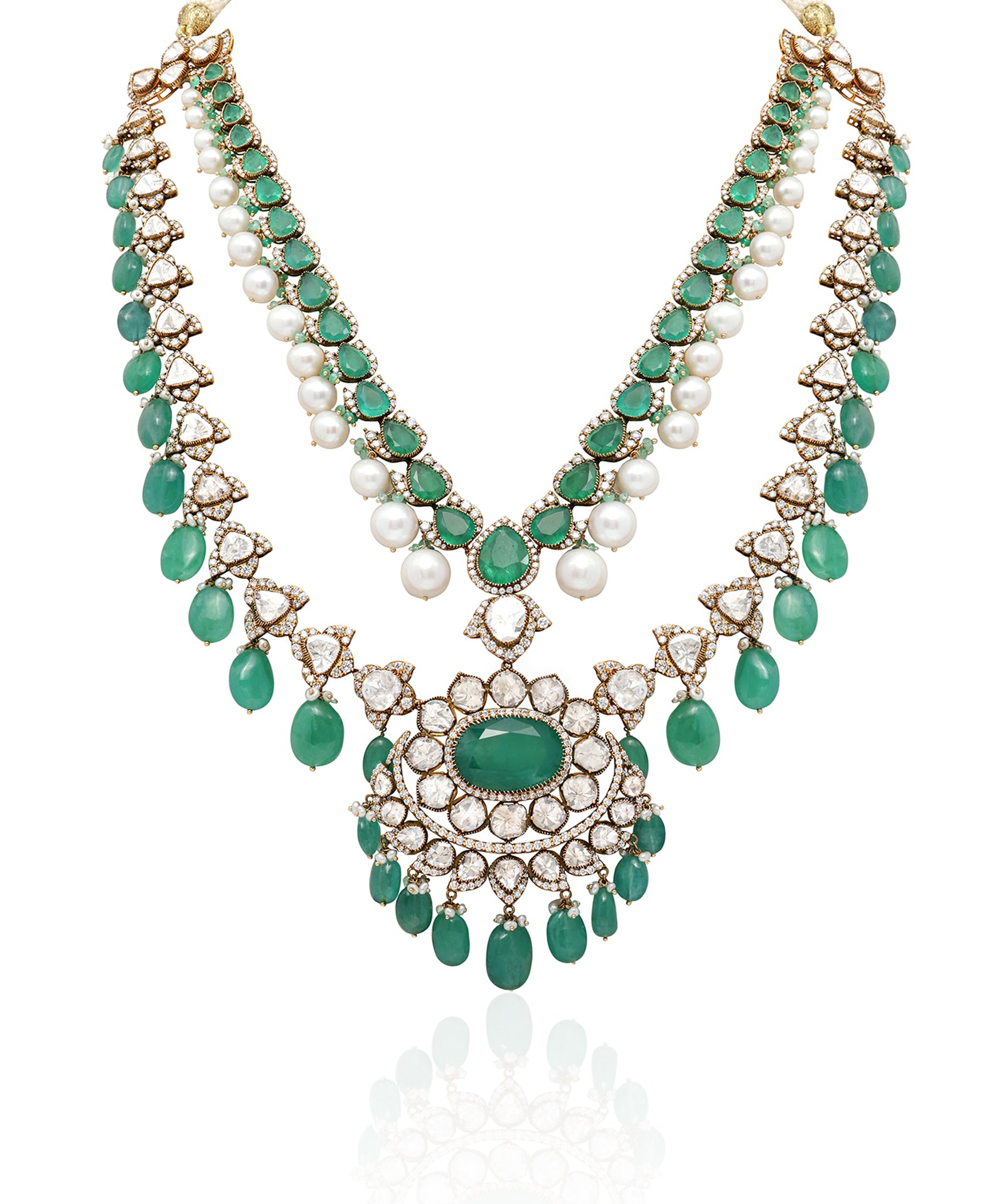 Emerald Dynasty Necklace | AMARIS JEWELS | Fine Jewelry 