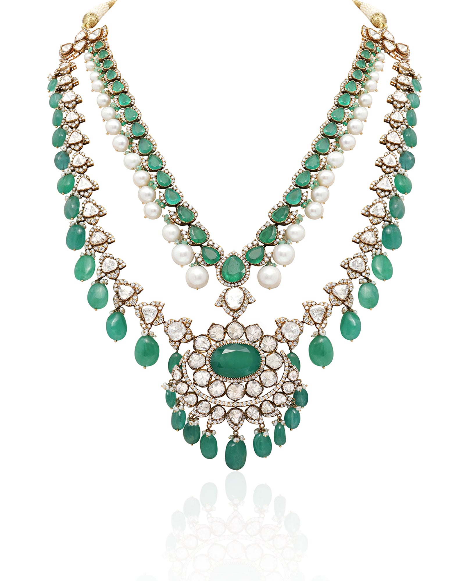 Emerald Dynasty Necklace | AMARIS JEWELS | Fine Jewelry 