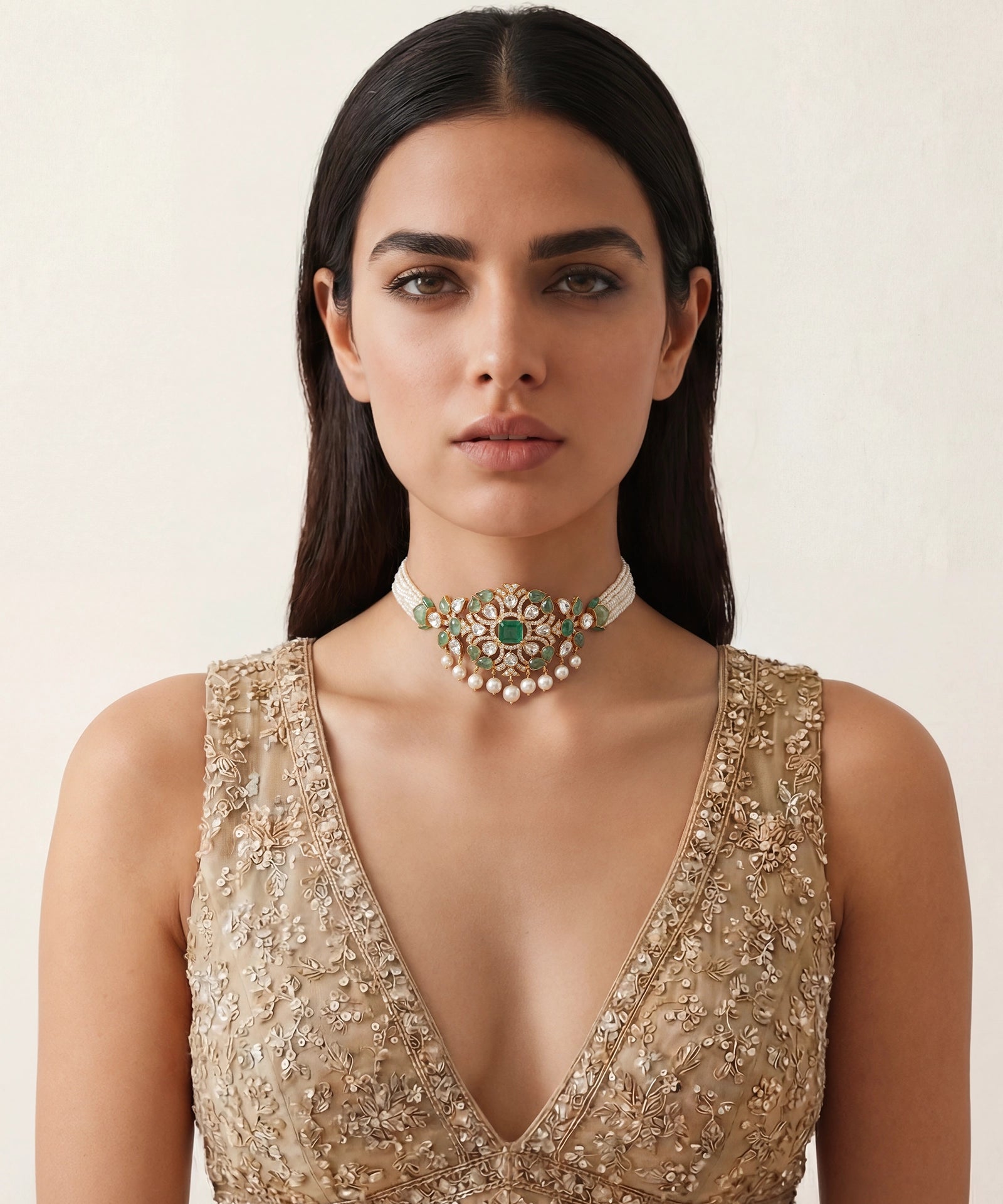 Emerald Enchantress necklace | AMARIS JEWELS | Fine Jewelry 