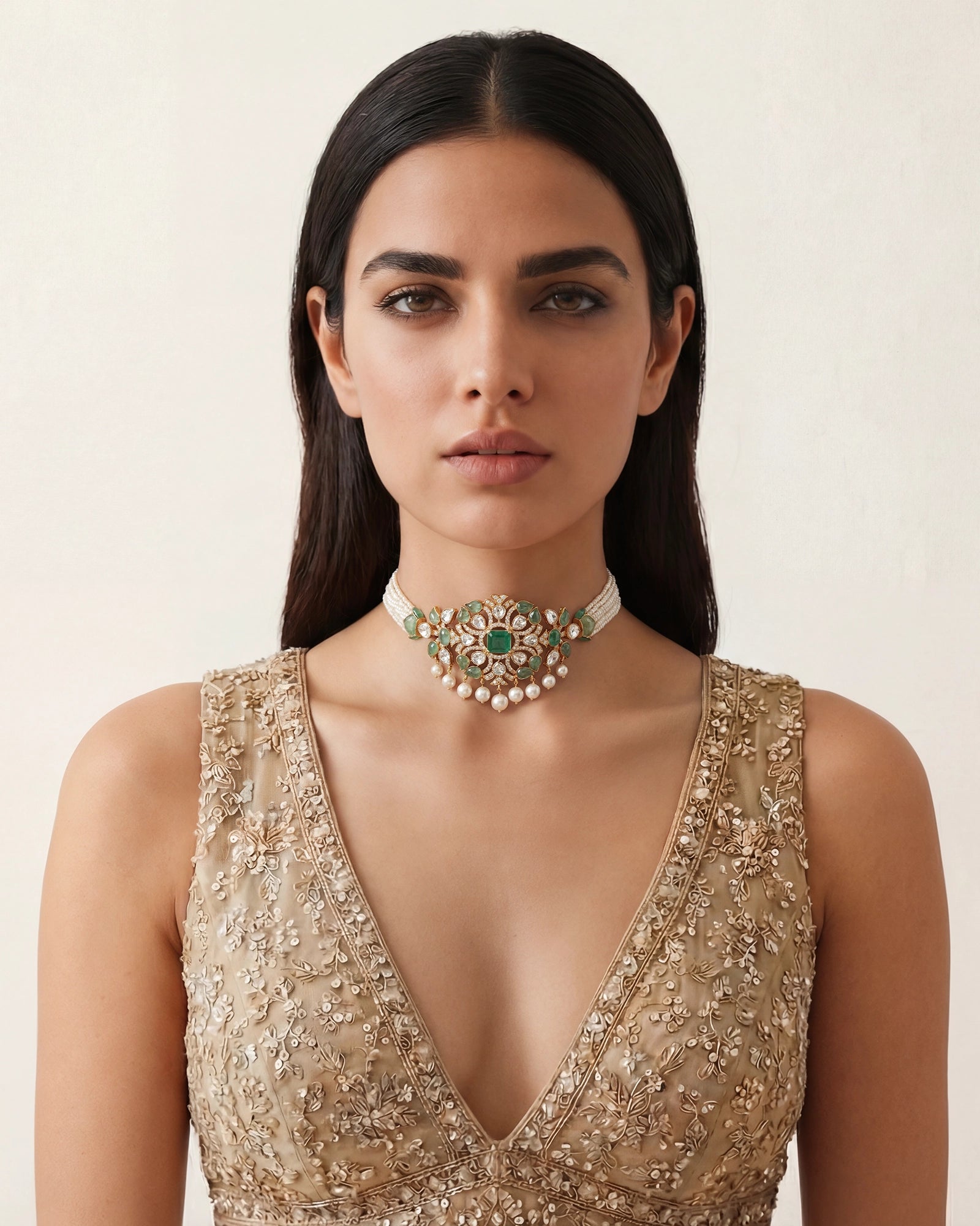 Emerald Enchantress necklace | AMARIS JEWELS | Fine Jewelry 