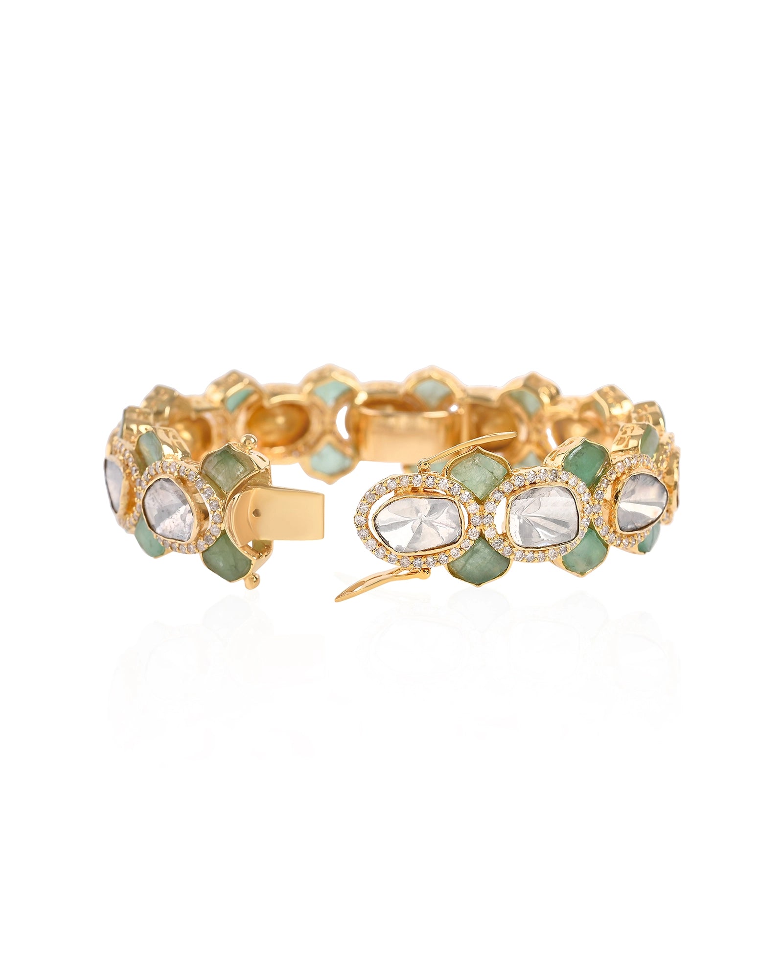 Emerald Garden Bangle | AMARIS JEWELS | Fine Jewelry 