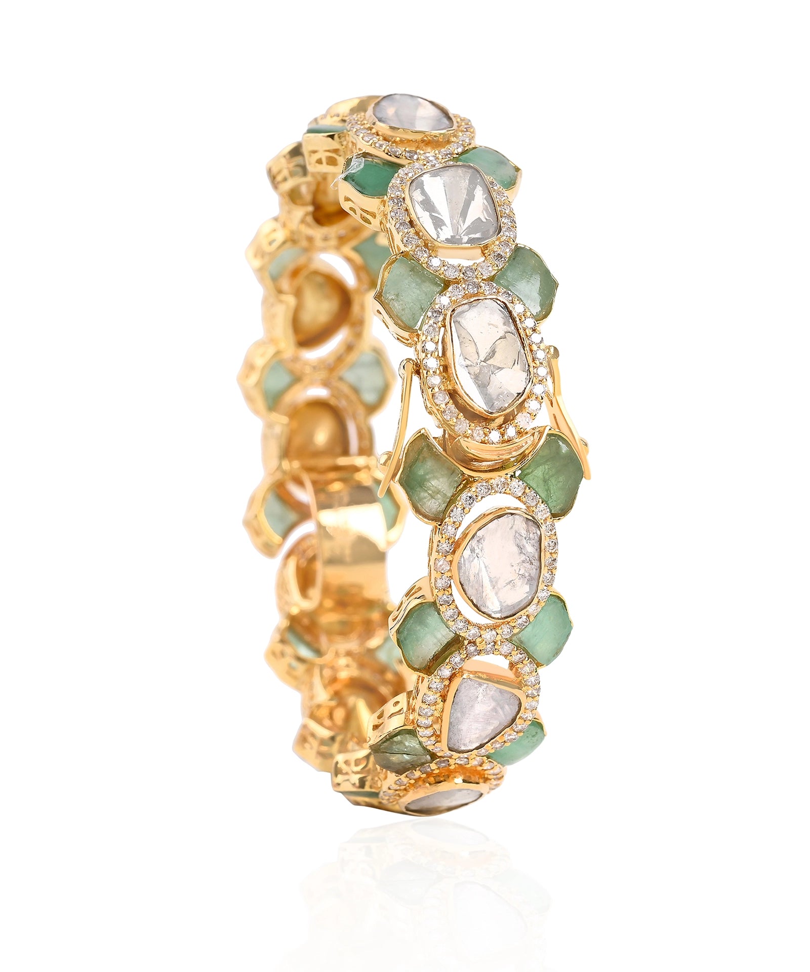 Emerald Garden Bangle | AMARIS JEWELS | Fine Jewelry 