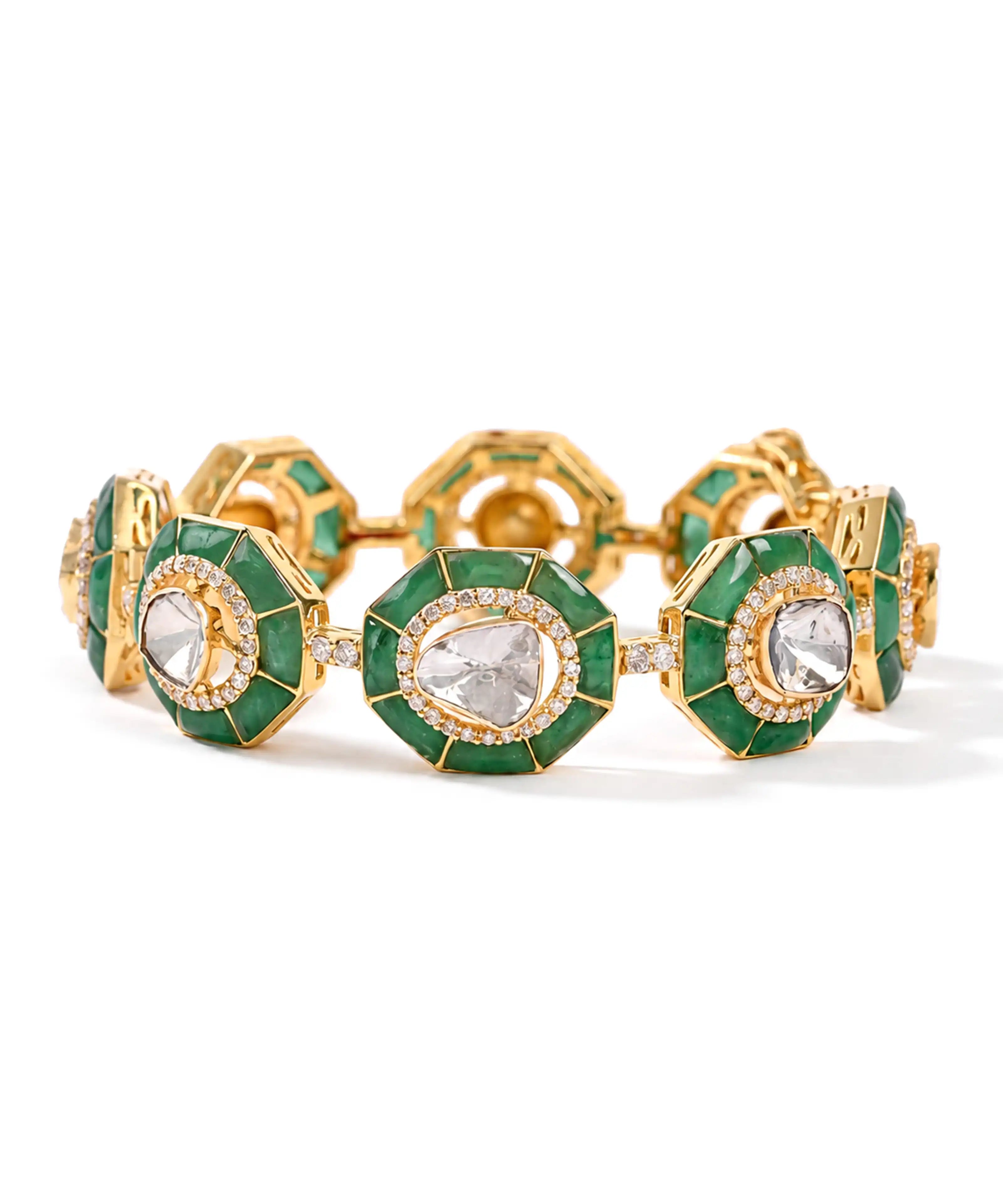 Emerald Hour Bangle | AMARIS JEWELS | Fine Jewelry