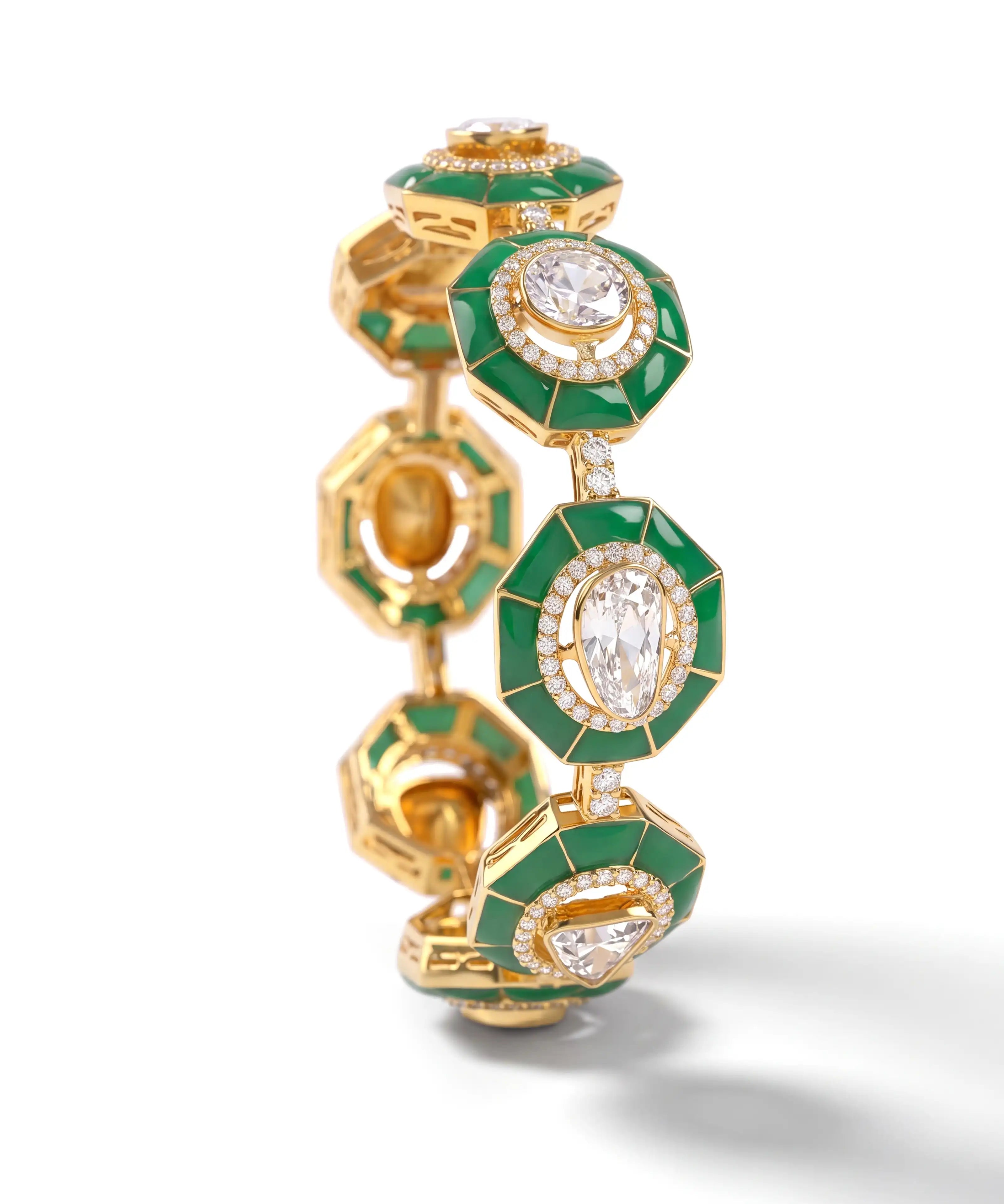 Emerald Hour Bangle | AMARIS JEWELS | Fine Jewelry