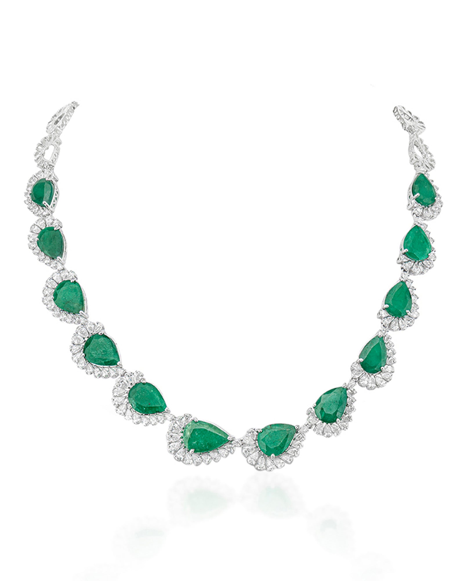 Emerald Lush Soiree 2.0 Necklace | AMARIS JEWELS | Fine Jewelry 
