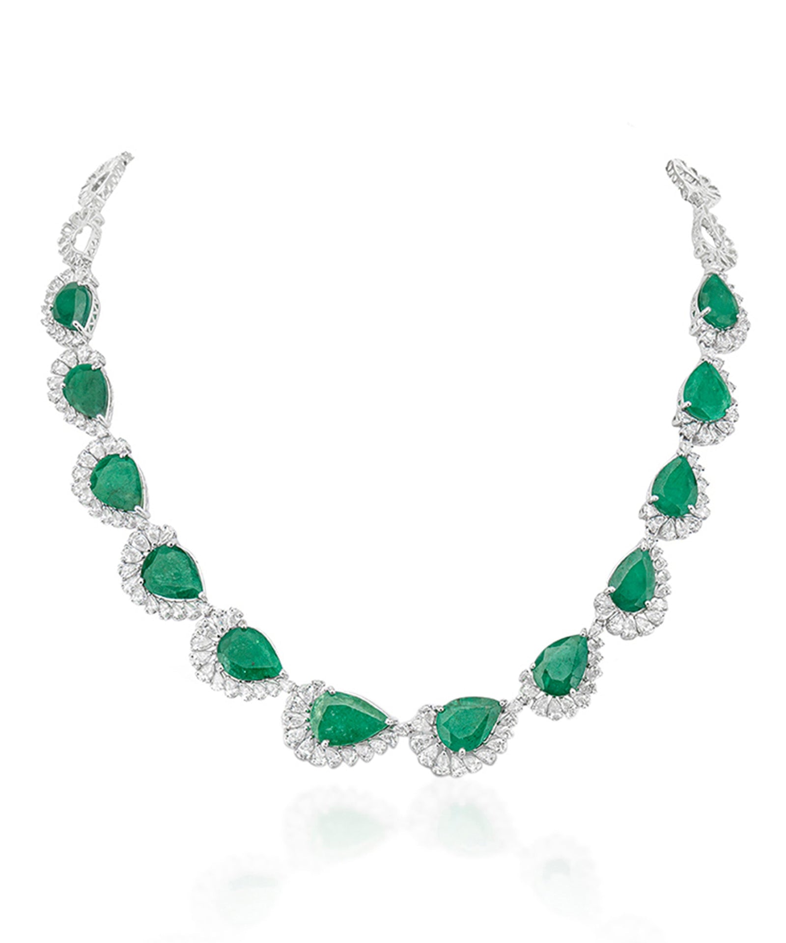Emerald Lush Soiree 2.0 Necklace | AMARIS JEWELS | Fine Jewelry 