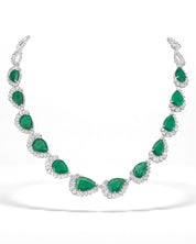 Emerald Lush Soiree 2.0 Necklace | AMARIS JEWELS | Fine Jewelry