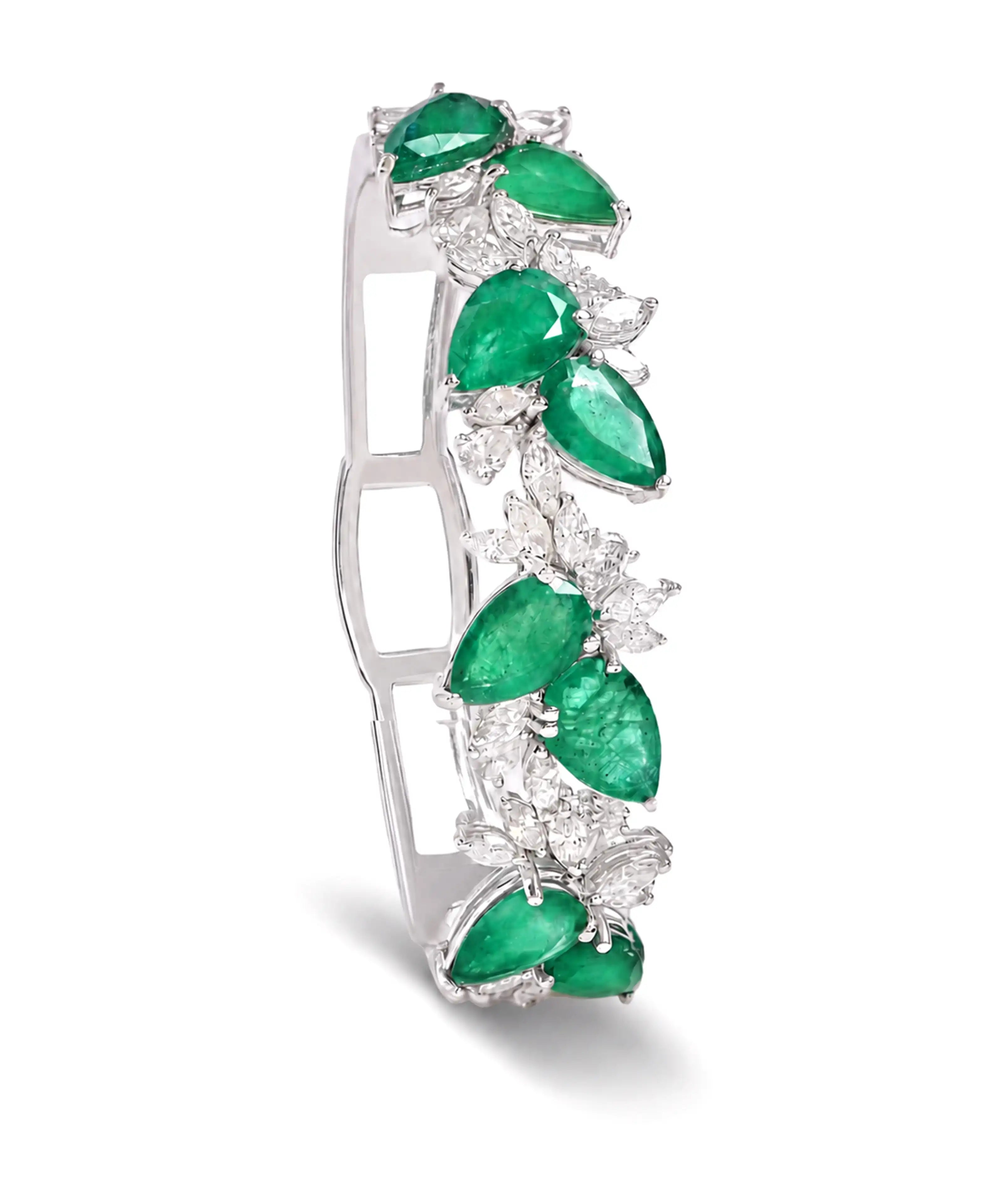 Emerald Lush Soiree Bracelet | AMARIS JEWELS | Fine Jewelry