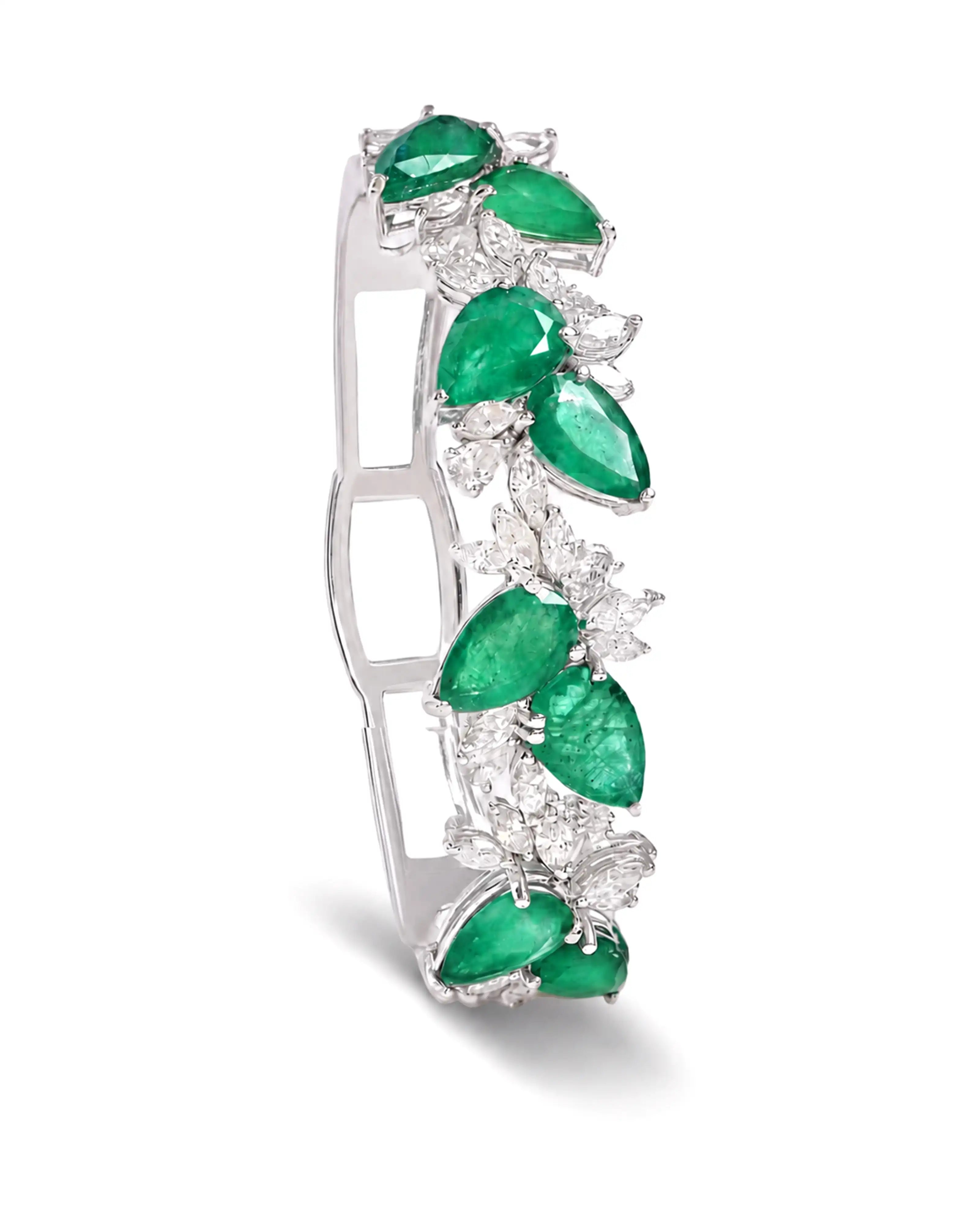 Emerald Lush Soiree Bracelet | AMARIS JEWELS | Fine Jewelry