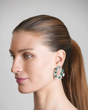 Emerald Lush Soiree Earrings | AMARIS JEWELS | Fine Jewelry 