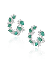 Emerald Lush Soiree Earrings | AMARIS JEWELS | Fine Jewelry 