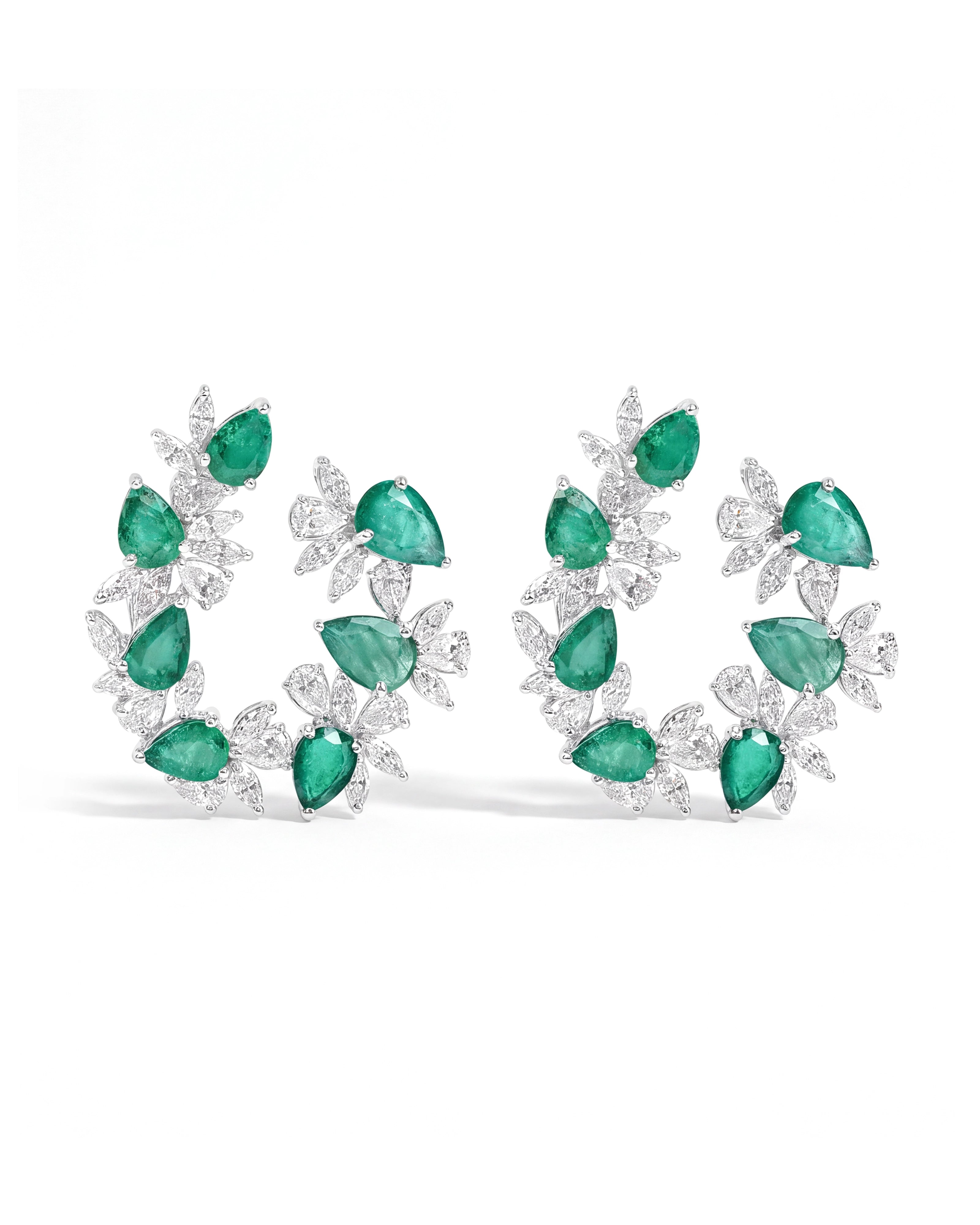 Emerald Lush Soiree Earrings