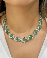 Emerald Lush Soiree Necklace | AMARIS JEWELS | Fine Jewelry 