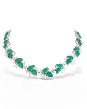 Emerald Lush Soiree Necklace | AMARIS JEWELS | Fine Jewelry