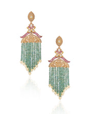 Emerald Majesty Chandbalis | AMARIS JEWELS | Fine Jewelry 