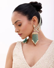 Emerald Majesty Chandbalis | AMARIS JEWELS | Fine Jewelry 