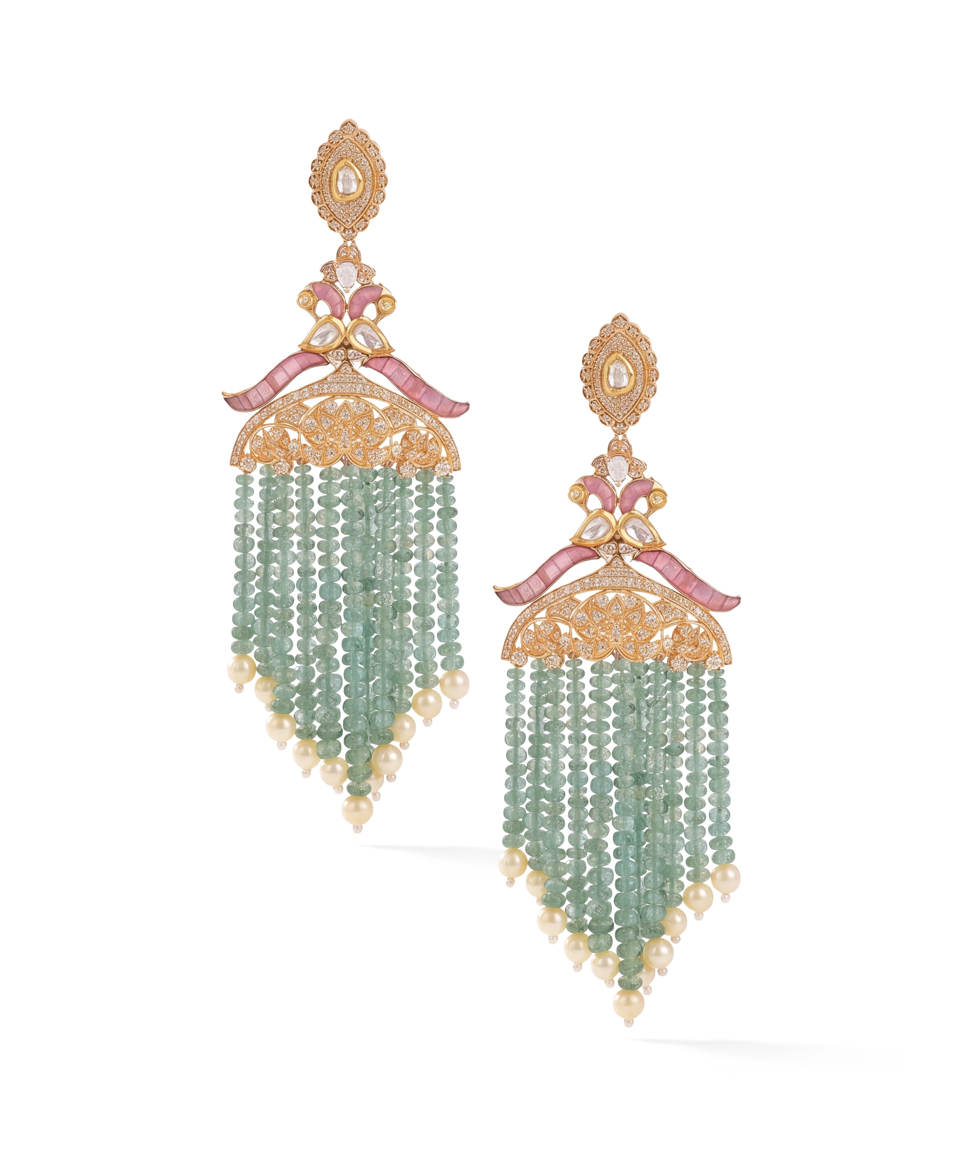Emerald Majesty Chandbalis | AMARIS JEWELS | Fine Jewelry