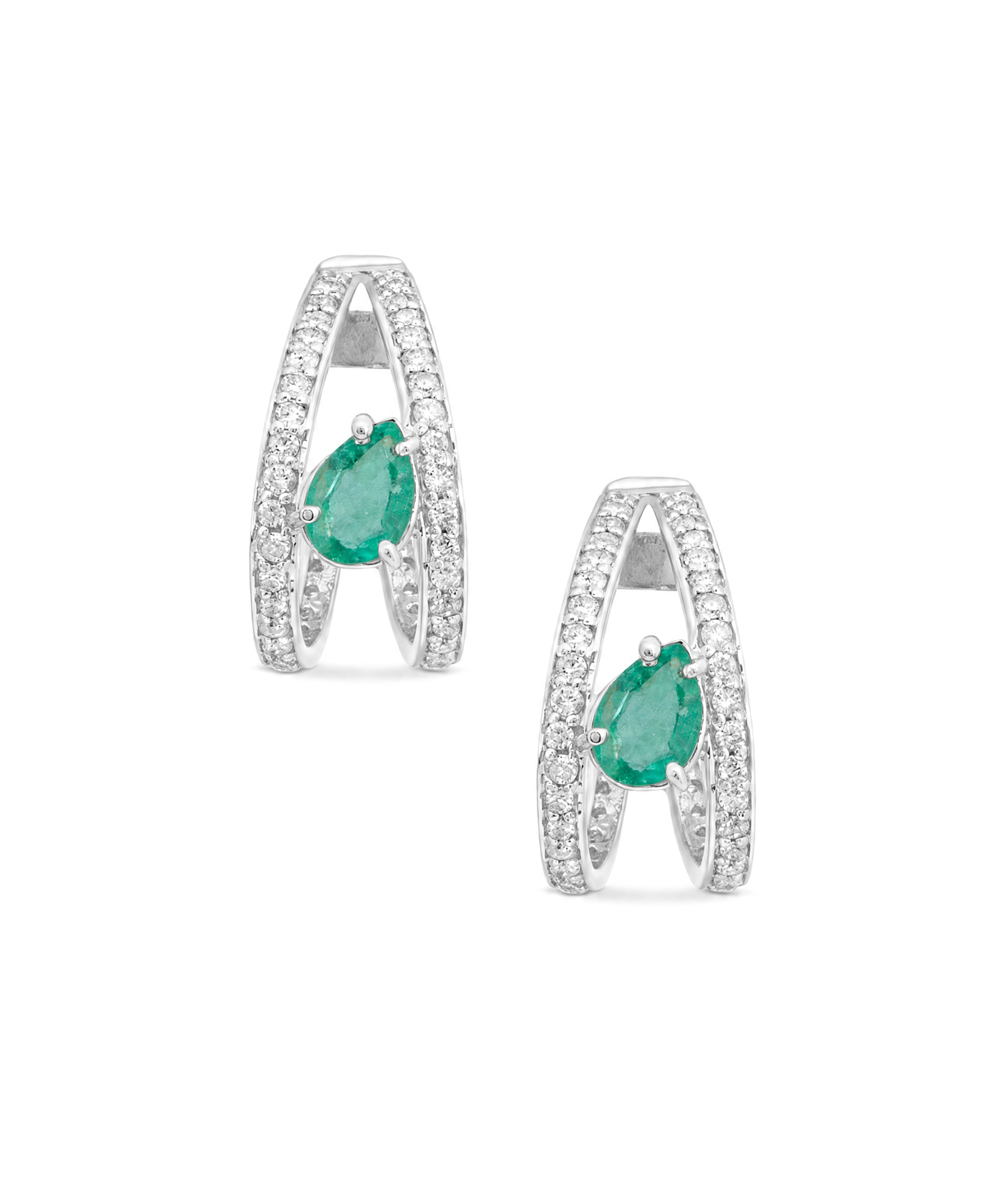 Emerald Mood Earrings | AMARIS JEWELS | Fine Jewelry