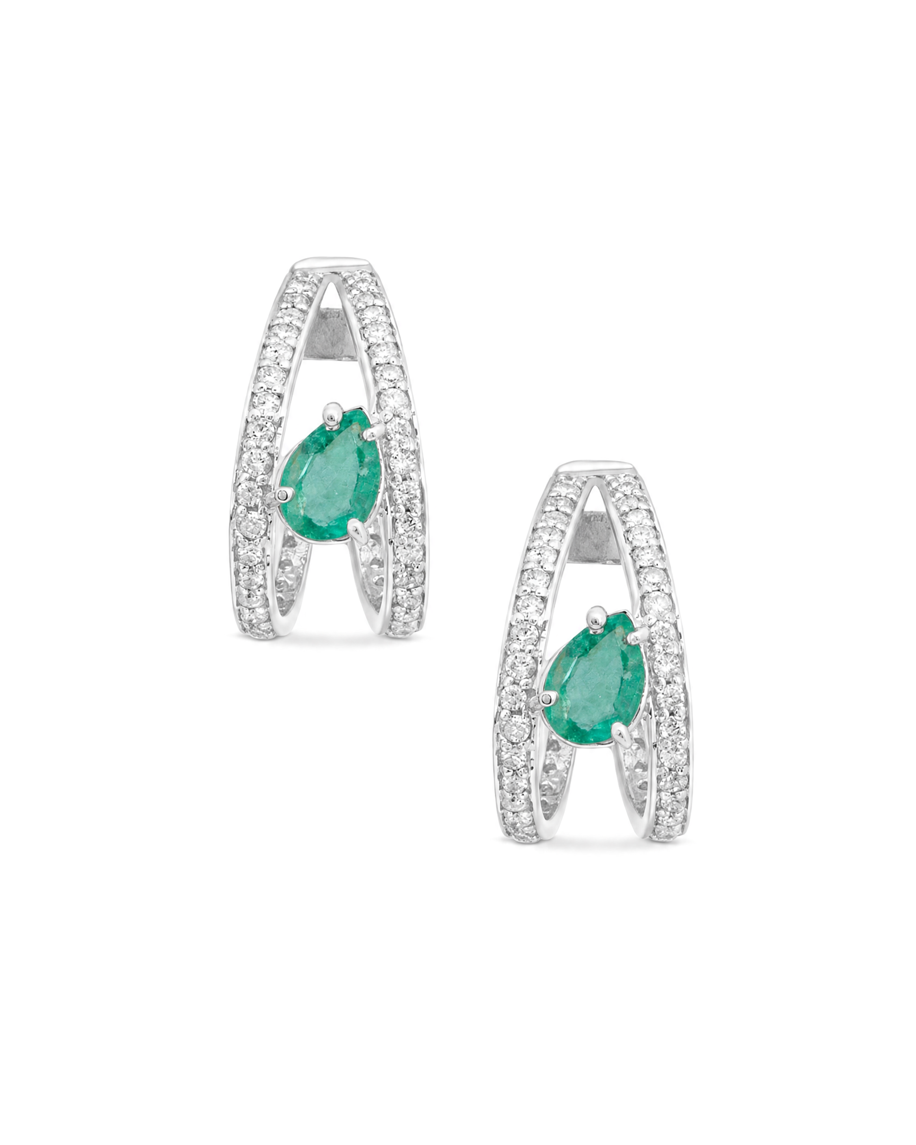 Emerald Mood Earrings | AMARIS JEWELS | Fine Jewelry