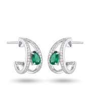 Emerald Mood Earrings | AMARIS JEWELS | Fine Jewelry
