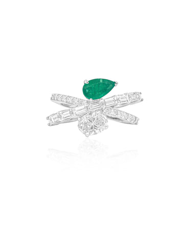 Emerald Nova Ring