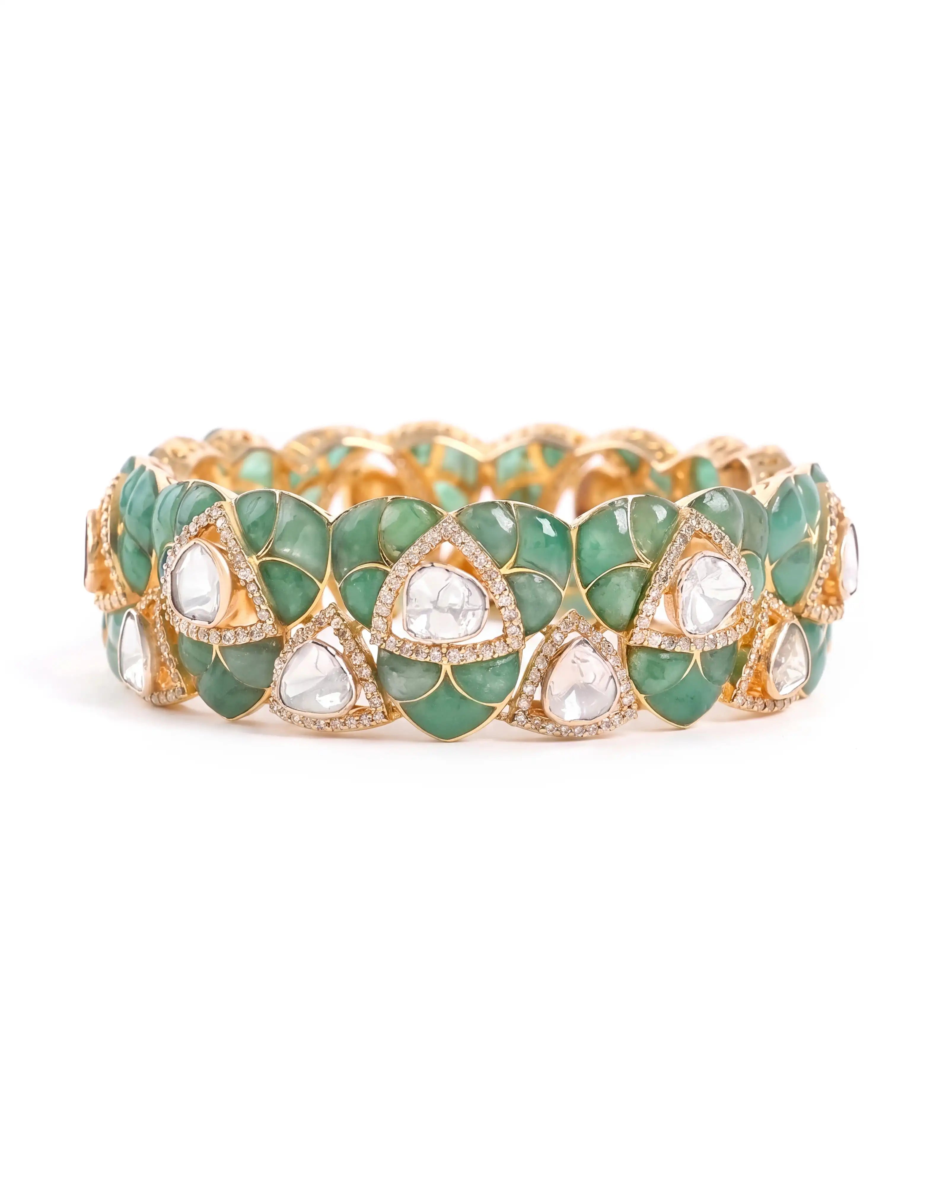 Emerald OTT Bangle | AMARIS JEWELS | Fine Jewelry