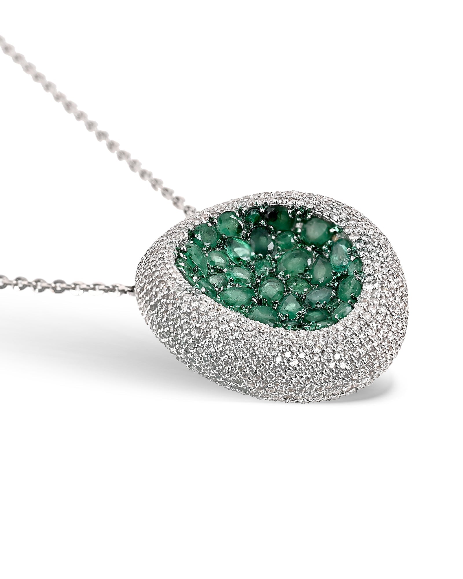 Emerald Oasis Pendant | AMARIS JEWELS | Fine Jewelry 