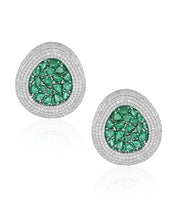 Emerald Oasis Studs | AMARIS JEWELS | Fine Jewelry 