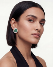 Emerald Oasis Studs | AMARIS JEWELS | Fine Jewelry 