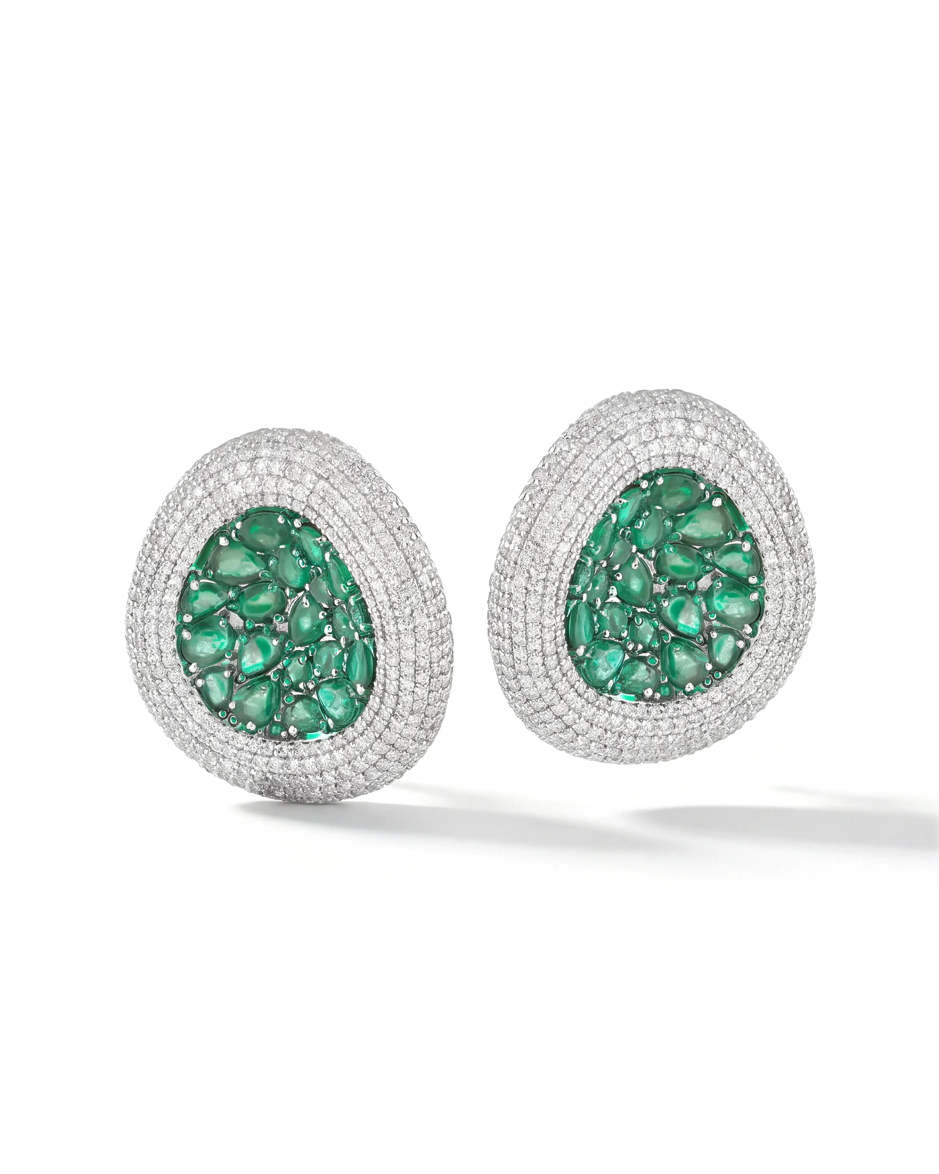 Emerald Oasis Studs | AMARIS JEWELS | Fine Jewelry